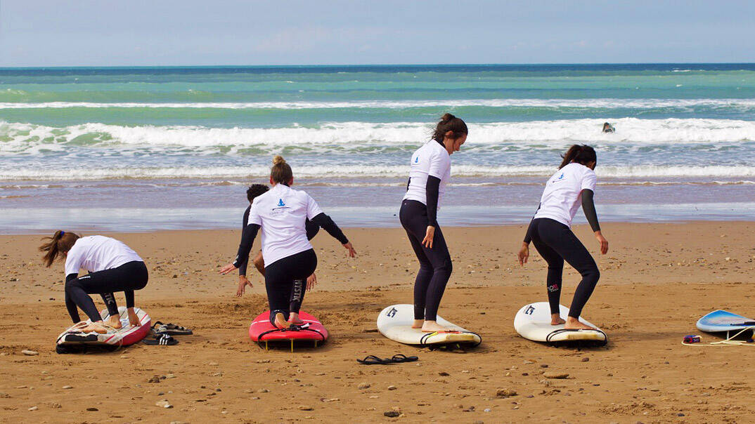 karma surf retreat lesson sidi kaouki beach