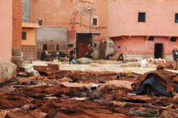 leather tanneries marrakech morocco medina