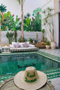 riad yasmine garden swimming pool marrakech riads morocco
