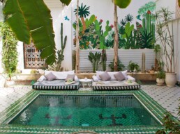 riad yasmine garden swimming pool riads marrakech morocco