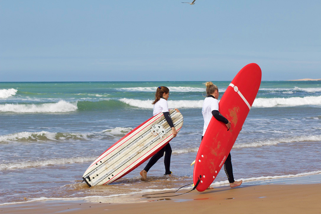 sidi kaouki surfing beach karma surf retreat