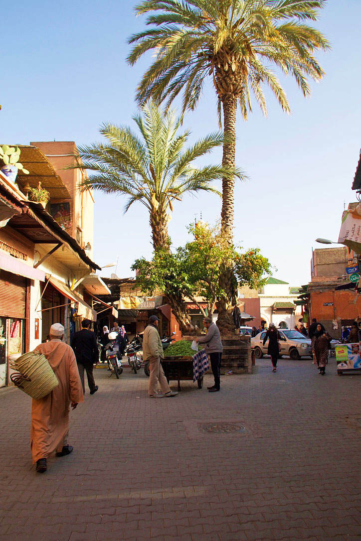 streets marrakech medina