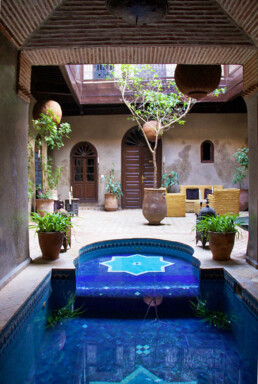 swimming pool riad khol garden marrakech