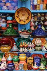 ceramic pottery medina souk essaouira morocco