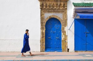 streets essaouira man morocco