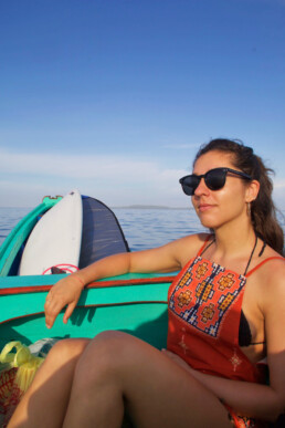Boat trip to Teabags on Simeulue Island Sumatra