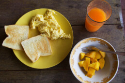 breakfast simeulue surf lodge sumatra