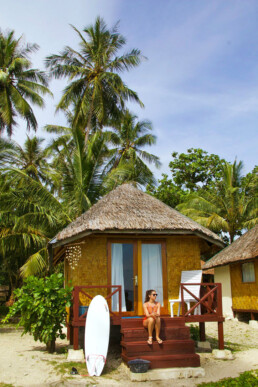 simeulue surf lodges beach hut sumatra