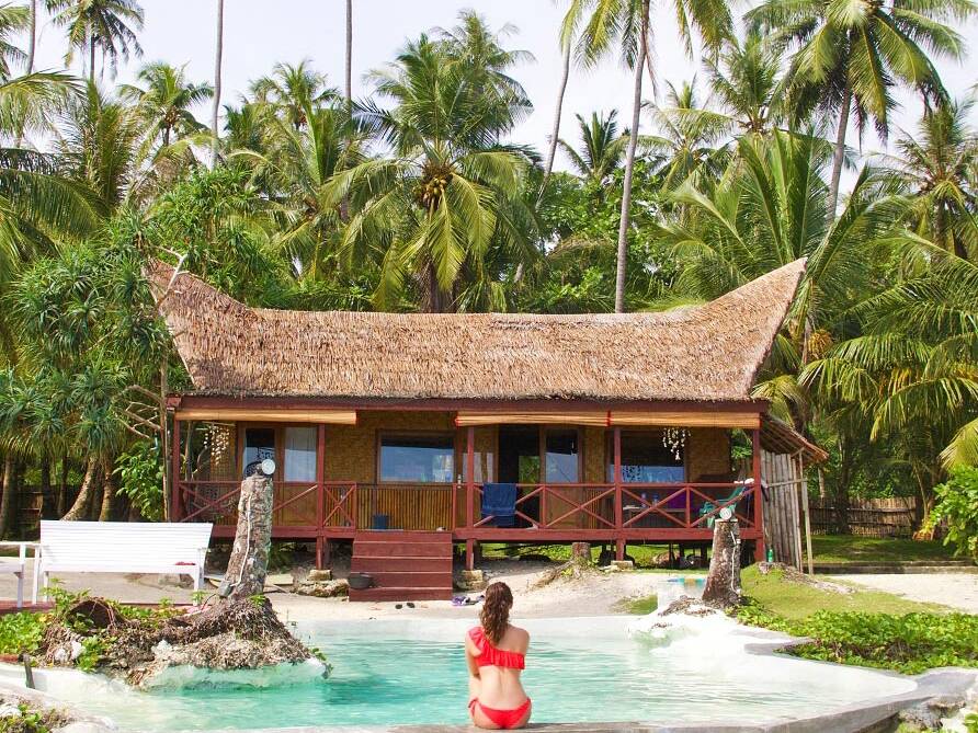 simeulue surf lodges swimming pool sumatra island