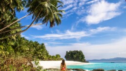 Inhabited island at Simeulue Indonesia
