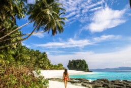 Inhabited island at Simeulue Indonesia