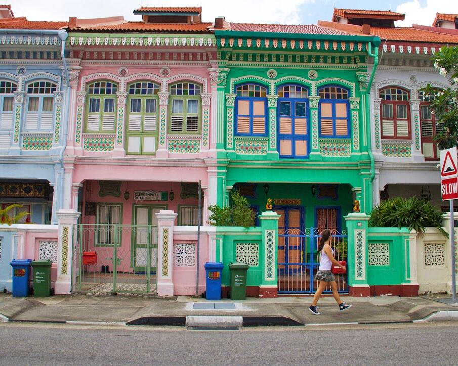 singapore katong neighborhood peranakan houses