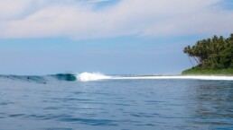 Surf spot at Simeulue Island Indonesia