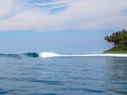 Surf spot at Simeulue Island Indonesia