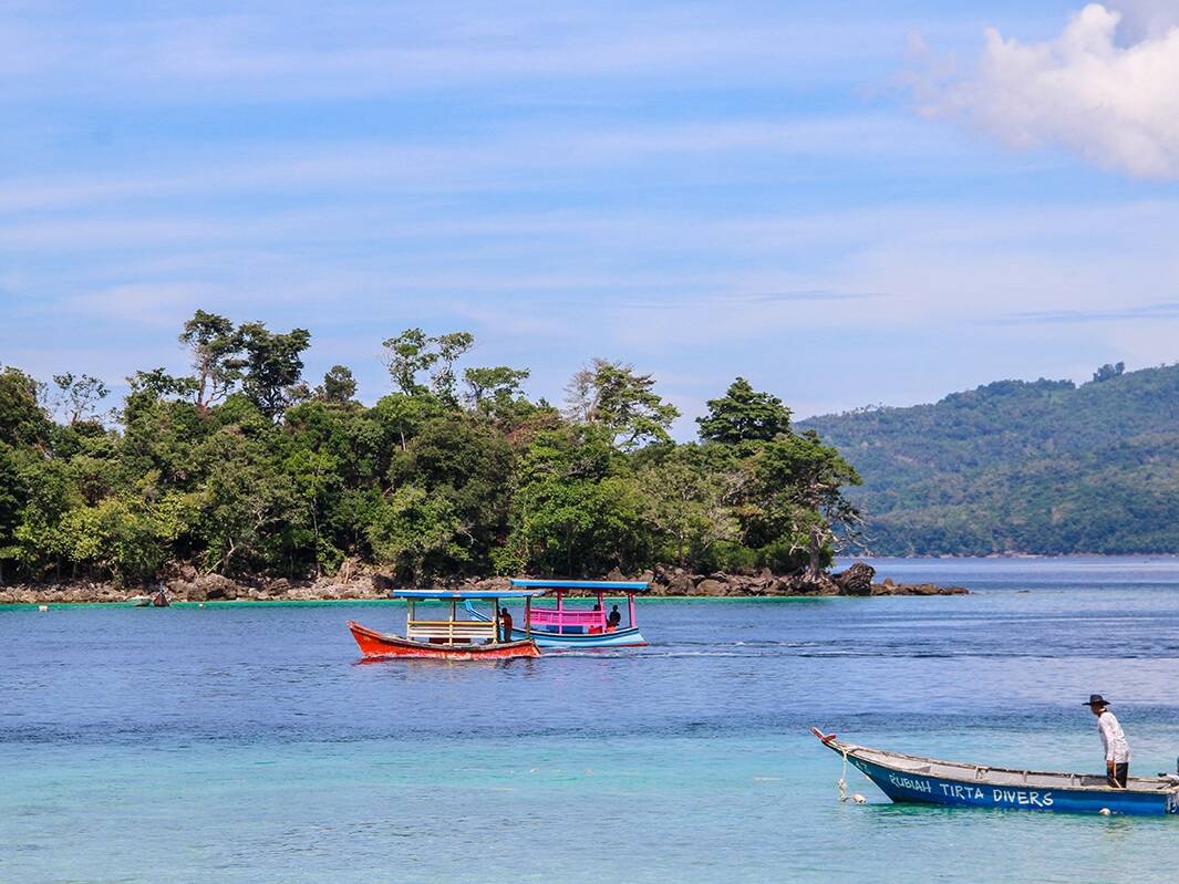 Ibioh beach on Pulau Weh Sumatra