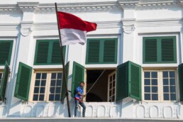 indonesian flag museum sejarah jakarta batavia
