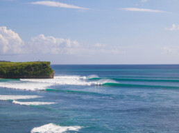 balangan beach waves surfing bali