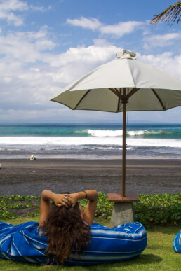 Surf check at Komune resort in Keramas Bali