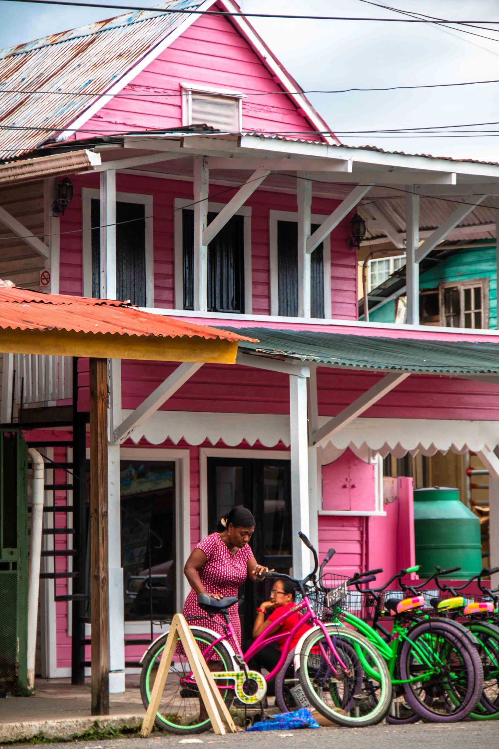 Colourful houses in Bocas Town Panama