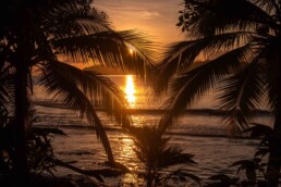 Sunset at Bocas del Drago Panama