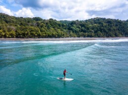 Stand up paddle boarding in Punta Banco Costa Rica