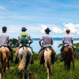horseback riding trip during Mokum Surf Club retreat in Costa Rica