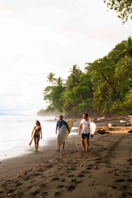 Surfers at Rancho Burica Costa Rica