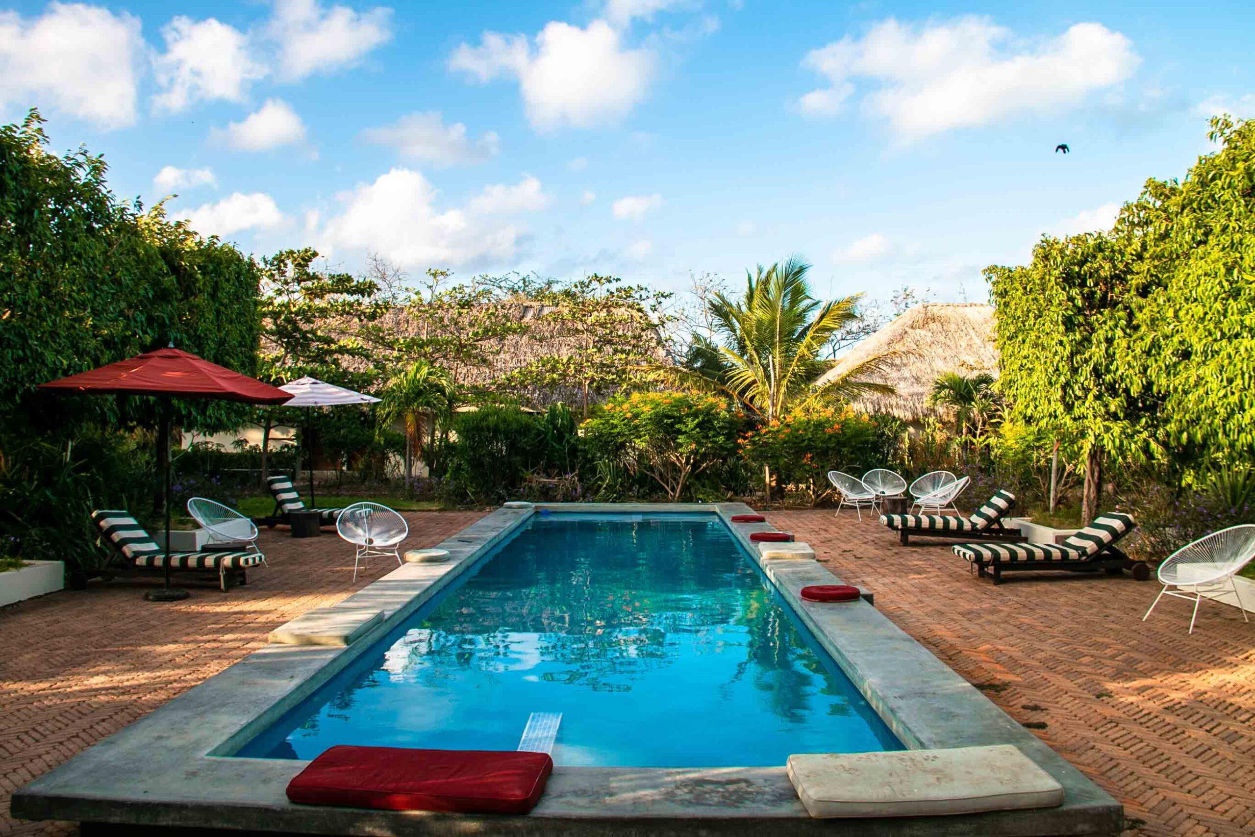 Swimming pool at Malibu Popoyo Nicaragua