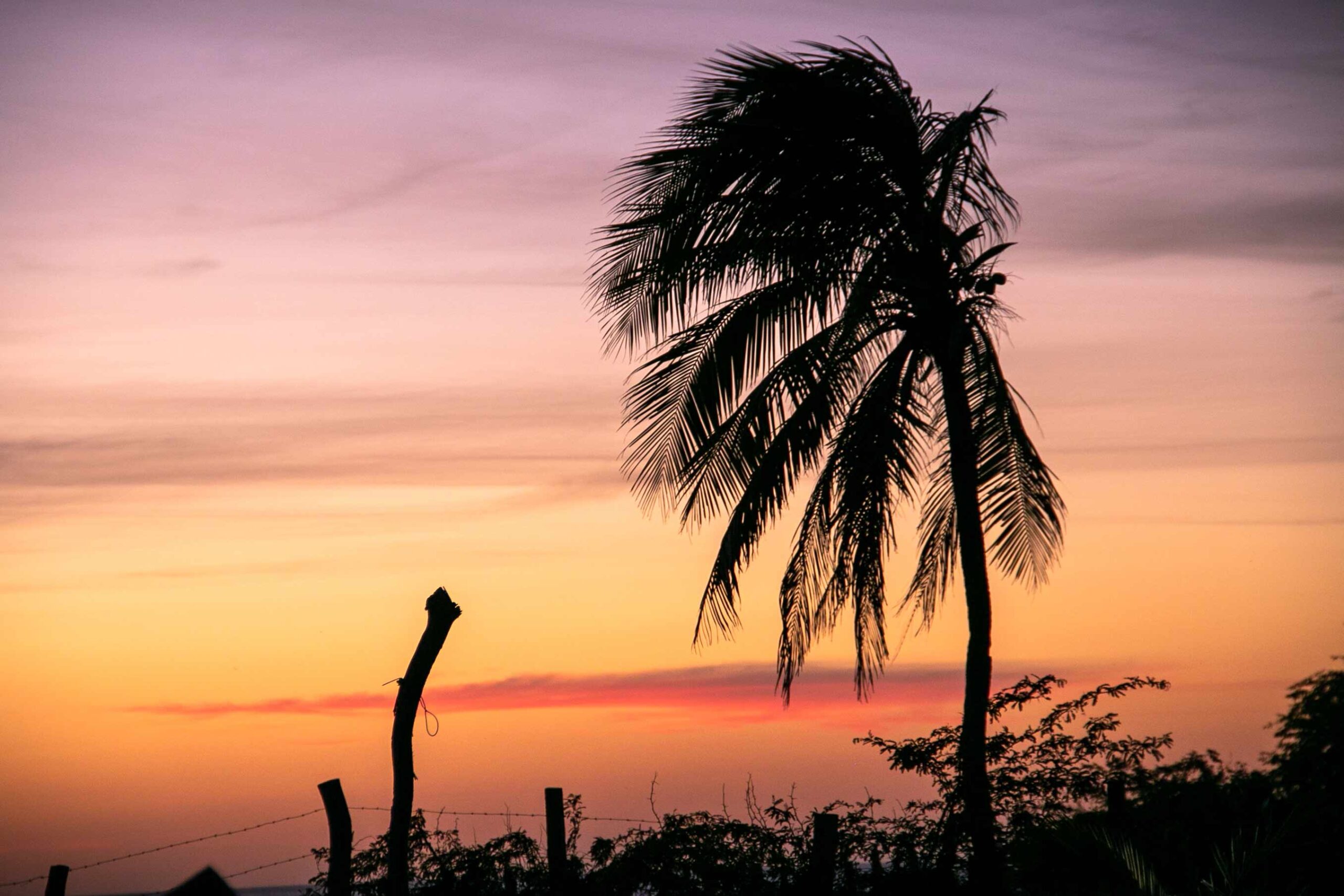 Sunset at Playa Santana Nicaragua
