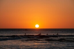 Sunset at Playa Popoyo Nicaragua