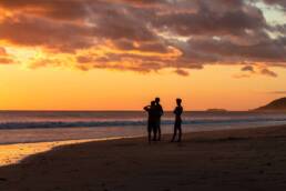 Sunset surf check at Playa Guasacate Nicaragua