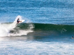 Surfer at Lance's Left Nicaragua