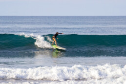 Surf lesson during Mokum Surf Club retreat Costa Rica