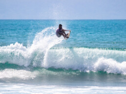 Surfer in Pavones Costa Rica