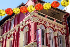 Travel photography in China Town Singapore