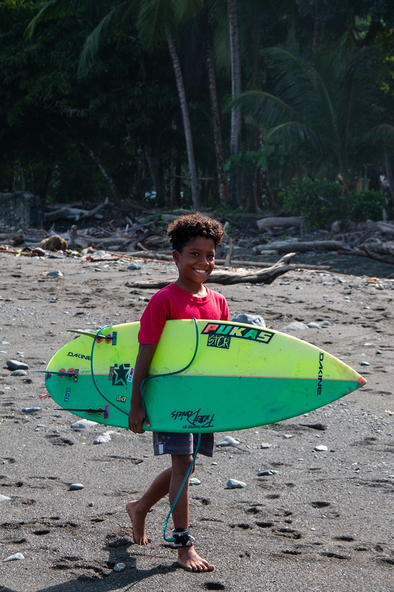 surfer boy portrait