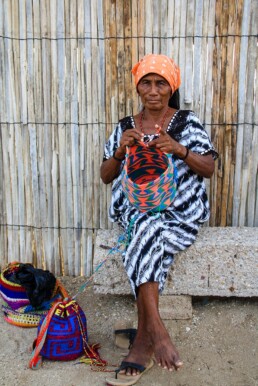 Wayu woman in La Guajira Colombia
