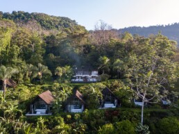 Drone view Oxygen Jungle Villas hotel Costa Rica