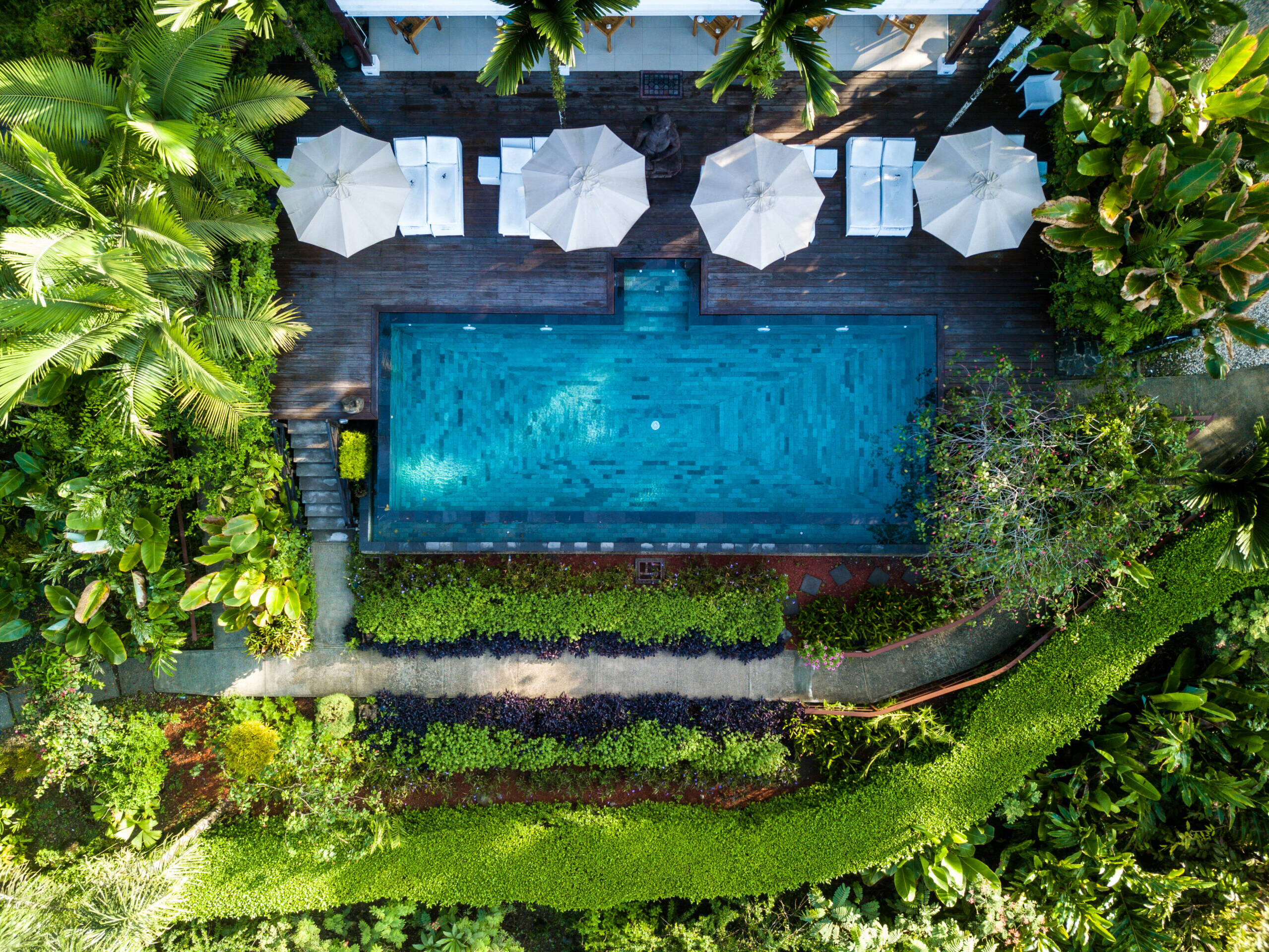 infinity pool at Oxygen Jungle Villas hotel in Costa Rica