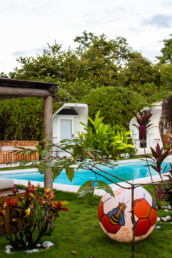 Garden at Igloo Beach Lodge in Manuel Antonio Costa Rica