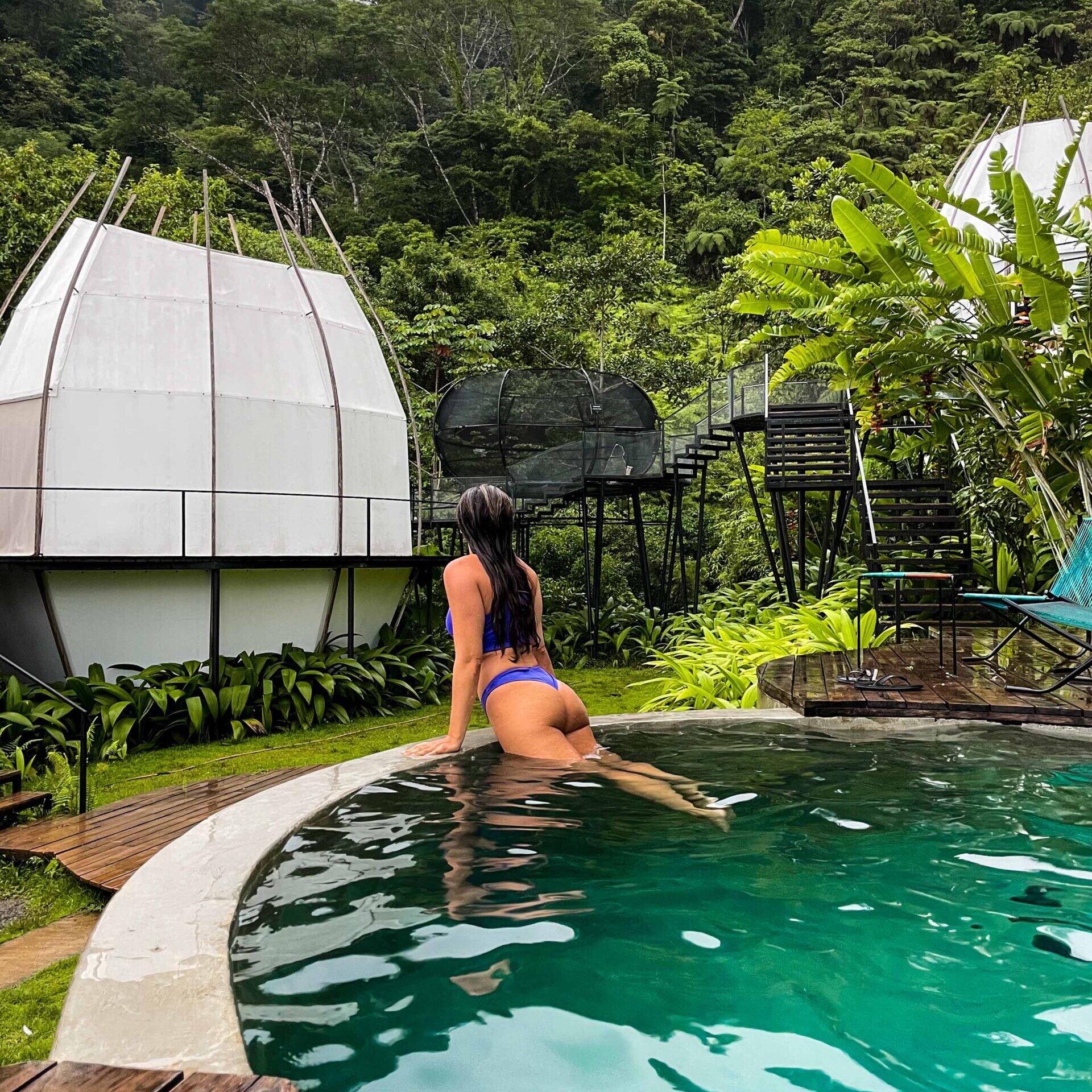 swimming pool at Art Villas in Uvita Costa Rica