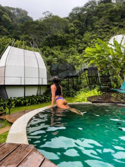 swimming pool at Art Villas in Uvita Costa Rica