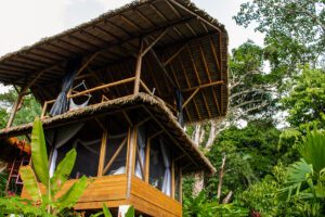 Bamboo house at Sola Vista Eco Lodge Costa Rica hotel