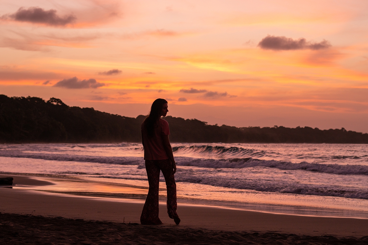 Sunset at Playa Manzanillo Costa Rica