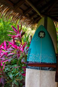 Surfboards at Sola Vista Eco Lodge Punta Banco