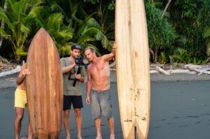 Video production for Huchu surfboards in Costa Rica