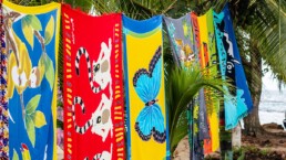 Sarongs in Puerto Viejo Caribbean side of Costa Rica