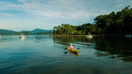 Kayaking at Isla Chiquita Glamping in Costa Rica