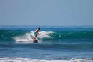 surf sessions during Costa Rica retreat