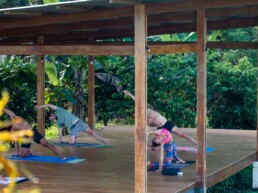 Yoga sessions during Mokum Surf Club Costa Rica retreat